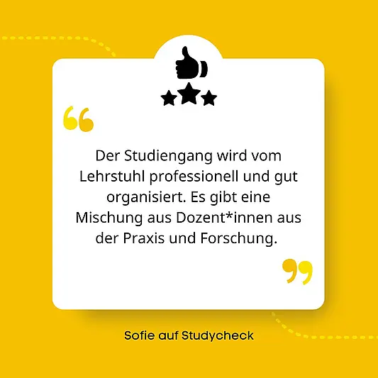 Bewertung Studiengang Kommunikationswissenschaft Erfurt