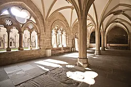 Blick in die Kunigundenhalle, Domstraße 10, Katholisch-Theologische Fakultät, Universität Erfurt