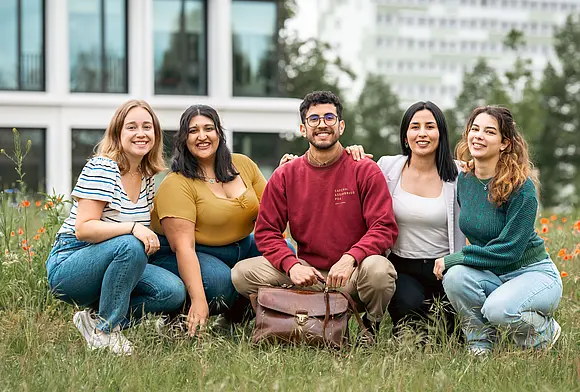 group of Brandt School students