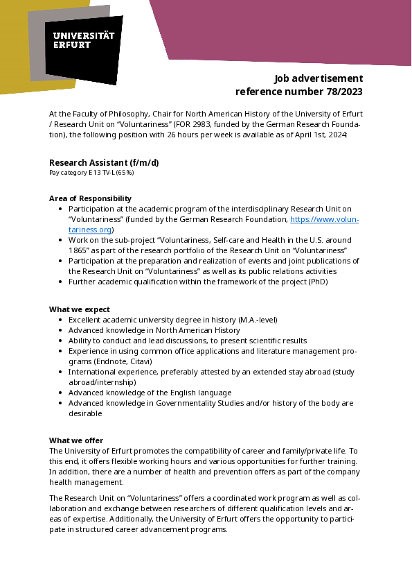 job ad