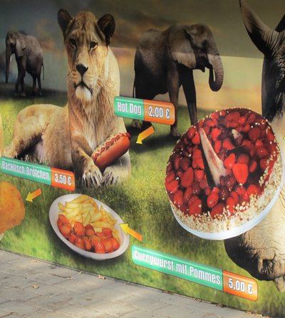 Advertising with wild animals 