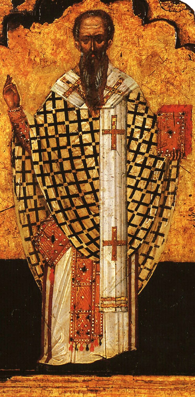 Dionysius Areopagita - Russische Ikone, 17. Jh