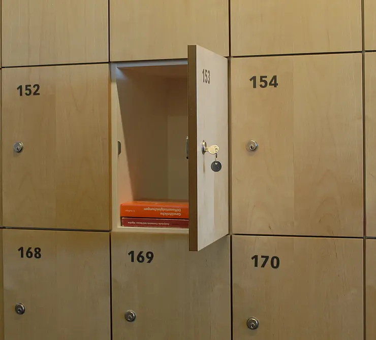 Locker at Erfurt University Library