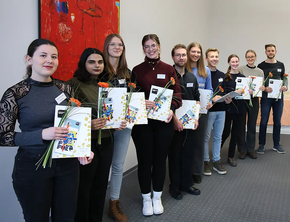 group photo of the 2026 scholarship holders