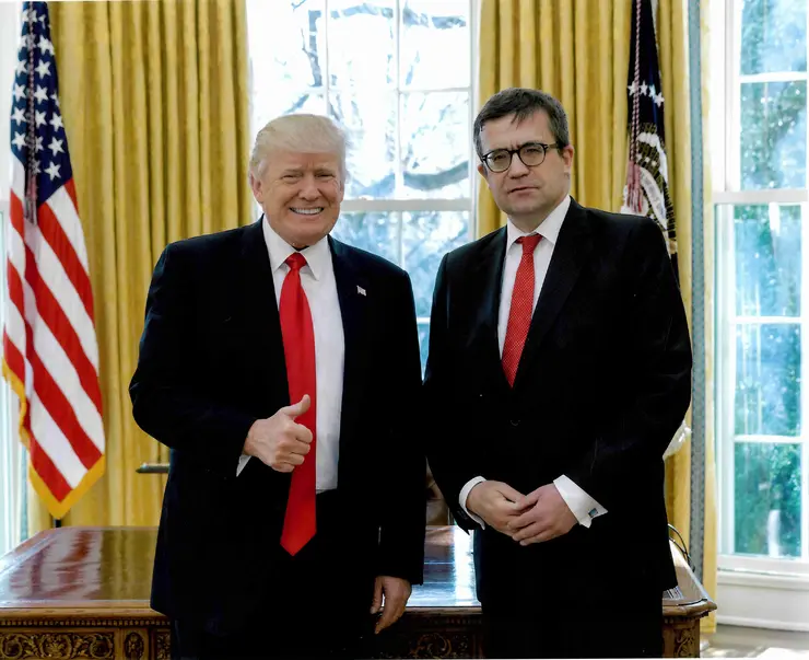 Piotr Wilczek und Donald J. Trump 