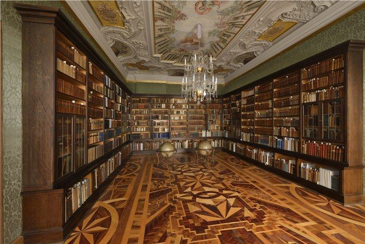 Bibliothekssaal der Forschungsbibliothek Gotha