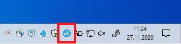 ZENworks Icon in der Windows Taskleiste