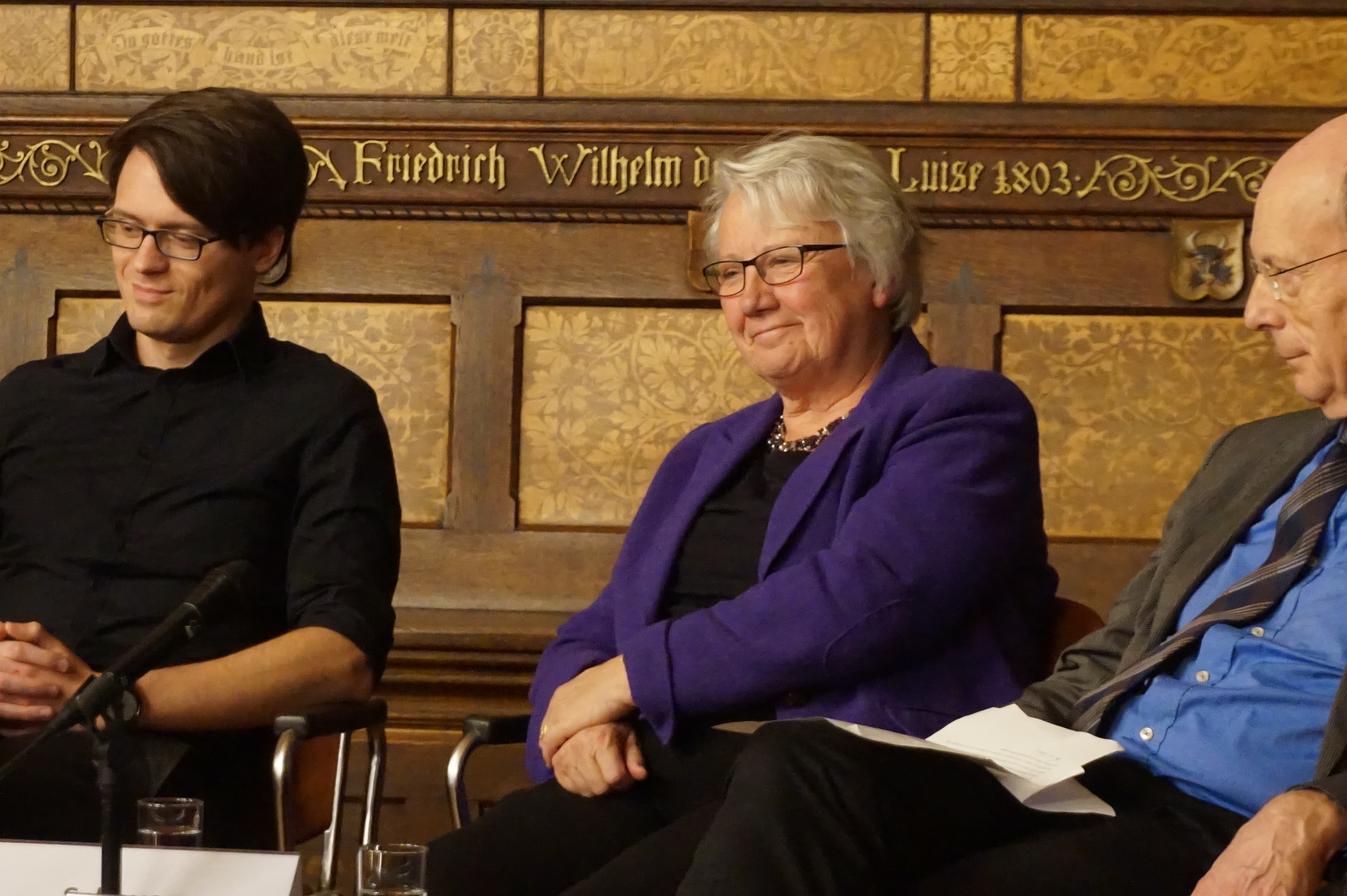Christian Schaft, Annette Schavan und Prof. em. Dr. Eberhard Tiefensee