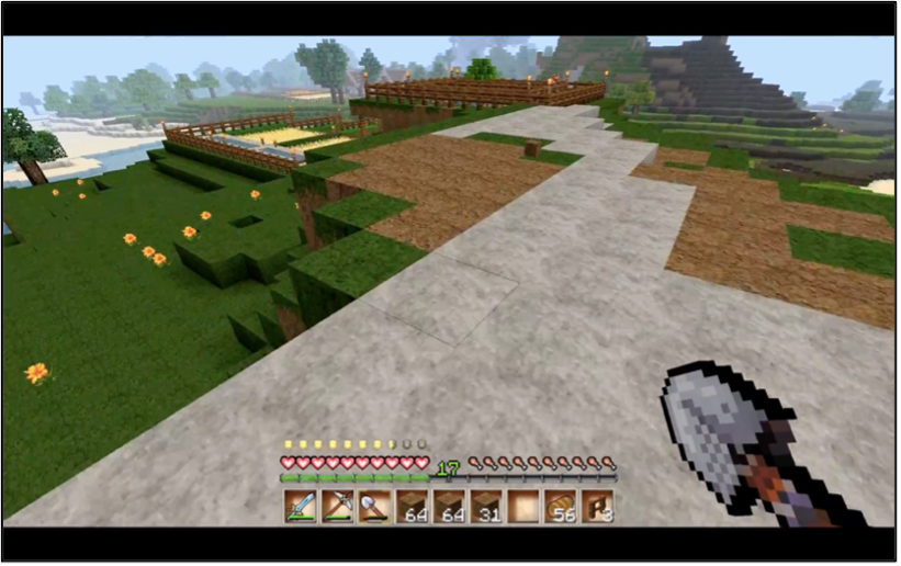 Screenshot aus dem Spiel Minecraft