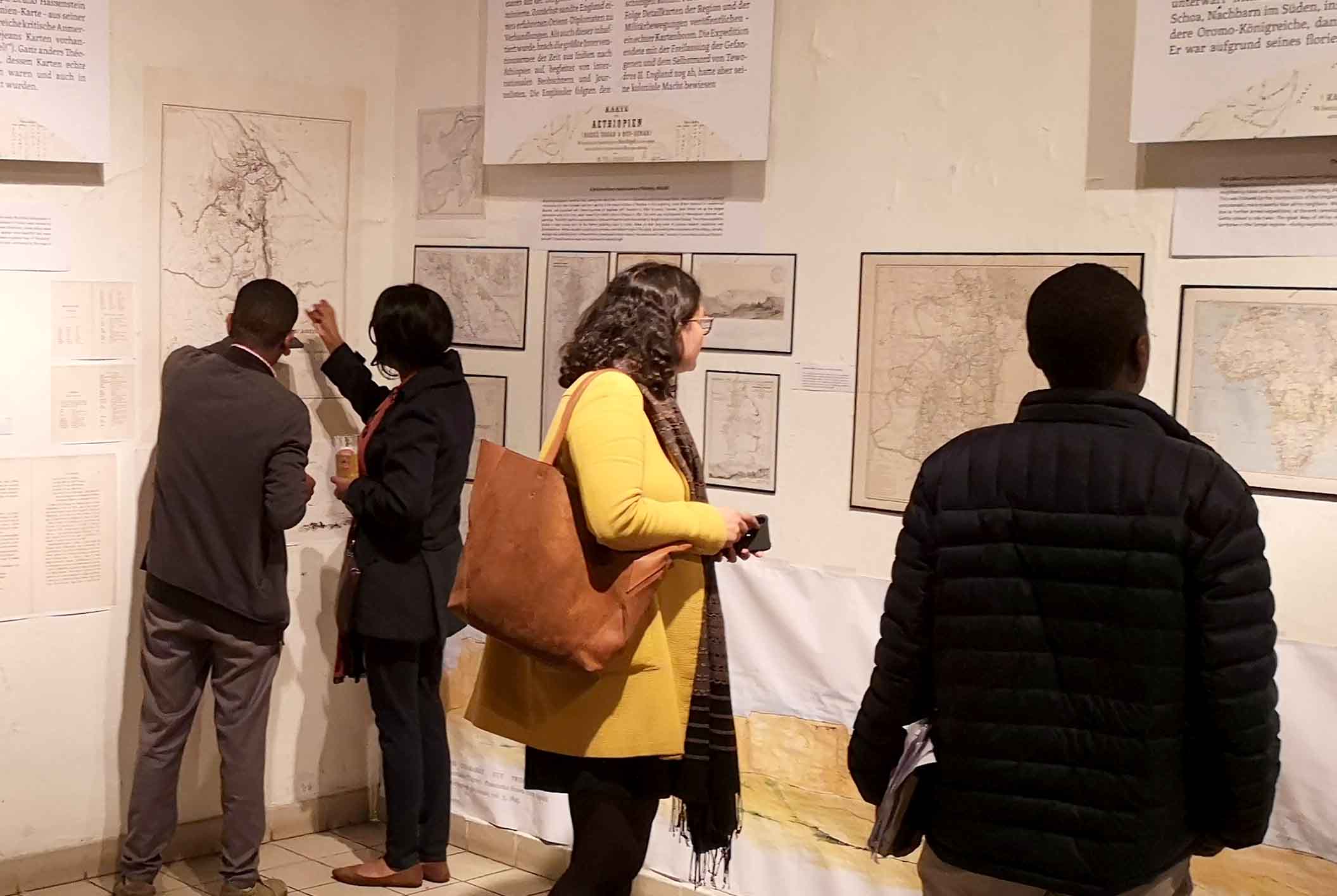 [Translate to English:] Kartenausstellung Addis Abeba 2019