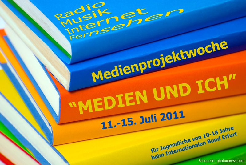 Flyer zur Medienprojektwoche "Medien und Ich" 2011