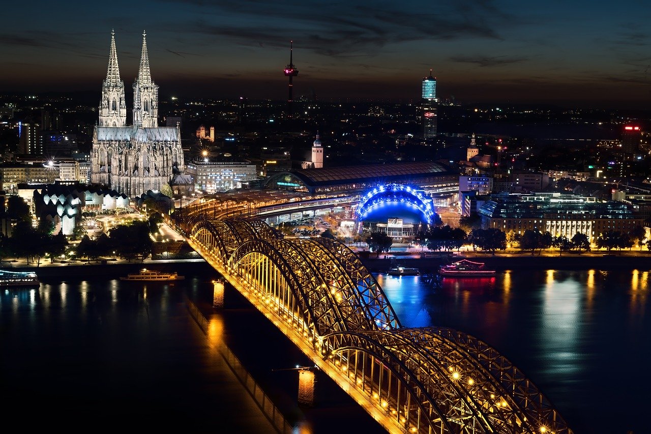 Pictures shows Cologne Skyline