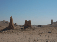 Ruinen in der Wüste 