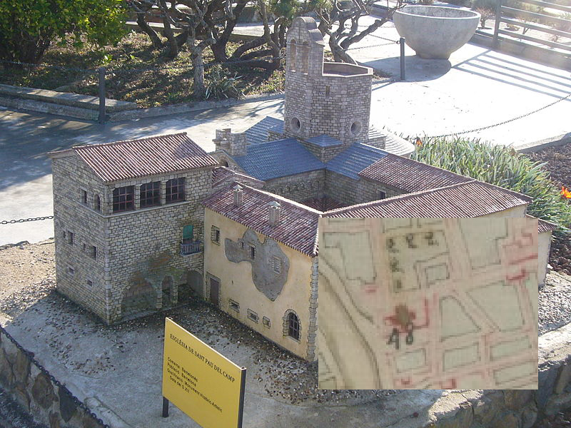 Abbildung 9: St.Pau del Camp Renart - Model [Wikipedia]