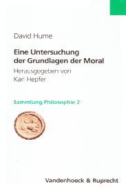 Cover "Eine Untersuchung der Grundlagen der Moral" von Karl Hepfer